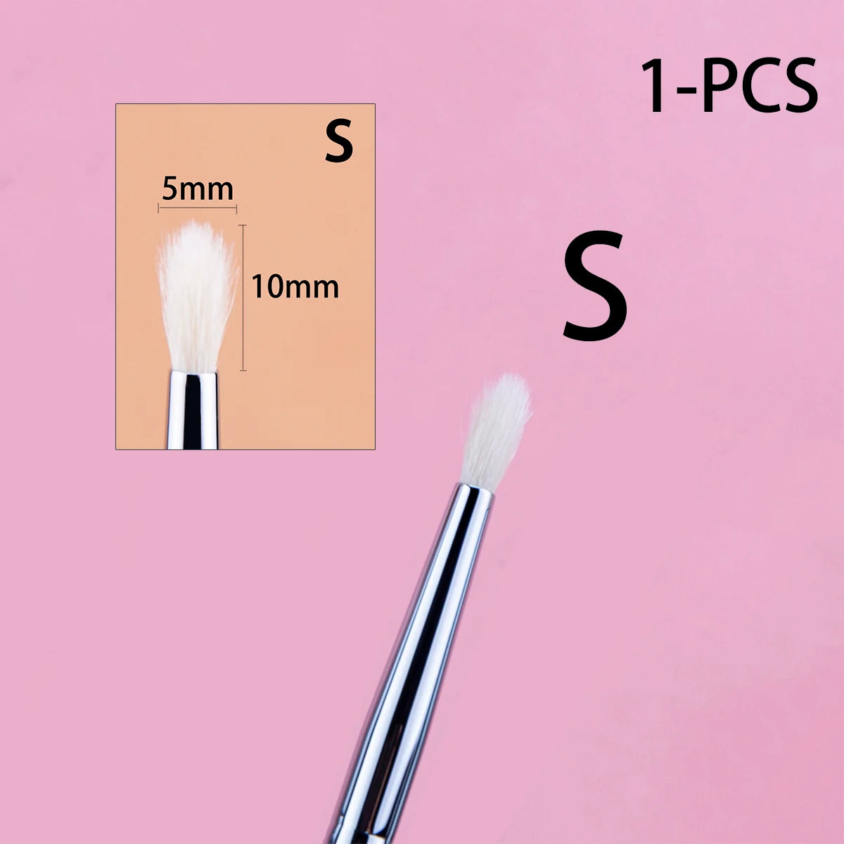 Highlighter Brush Eyeshadow Crease Brush Contour Crease Highlighter Sculpting Makeup Brushes 100% Goat Hair Tapered Beauty Tool