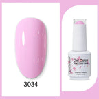 Clou Beaute 15ml Red Black White Green Neon Gel Nail Polish Base Top Coat Velvet Top 400 Colors Semi Permanent Gel Nail Varnish