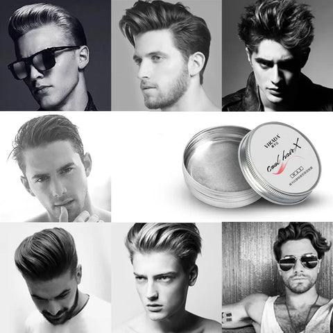 Hair Clay Strong Hold Matte Hair Styling Wax Men Hair Styling Mud Non Greasy Styling Daily Clay High Strong Creme Para Cabelos