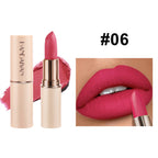 8 Colors Deep Red Matte Lipstick Waterproof Non-Stick Velvet Texture Easy Apply Rose Red Lip Makeup Long-Lasting Cosmetics