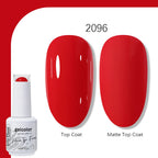 Arte Clavo Solid Color Gel Nail Polish 15ml Soak Off UV LED Gel Semi-Permanent Glitter Polish For Manicure Nail Art Salon Gel