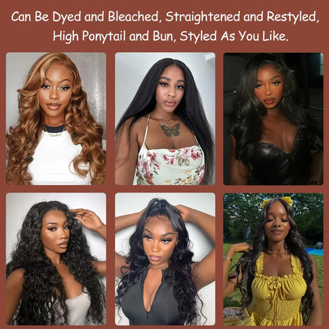 Body Wave Lace Front Wigs Human Hair Pre Plucked with Baby Hair 200 Density 13x6 13x4 Transparent Lace Frontal Wigs