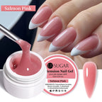 UR SUGAR Milky White Clear Pink Color 15ml Jelly Extension Nail Gel Polish Soak Off UV LED Gel Varnish Manicure Tips Tools
