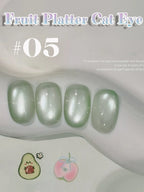 MIANEL 12ML 1-12pcs Jiannan Bistro Cat Eye Gel Nail Polish Blue Nails White Nails Pink Nails Nail Art Use Nail Supplies