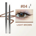 Silky Lasting Scythe Eye Liner Pencil Natural Matte Wine Red Lying Silkworm Eyeliner Pen Easy To Color for Beginners Eye Makeup