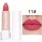 1 Pcs Velvet Matte Lipstick Long-Lasting Non-Stick Cup Waterproof Moisturizing Lip Gloss Fashion Classic Shades For Daily & Date