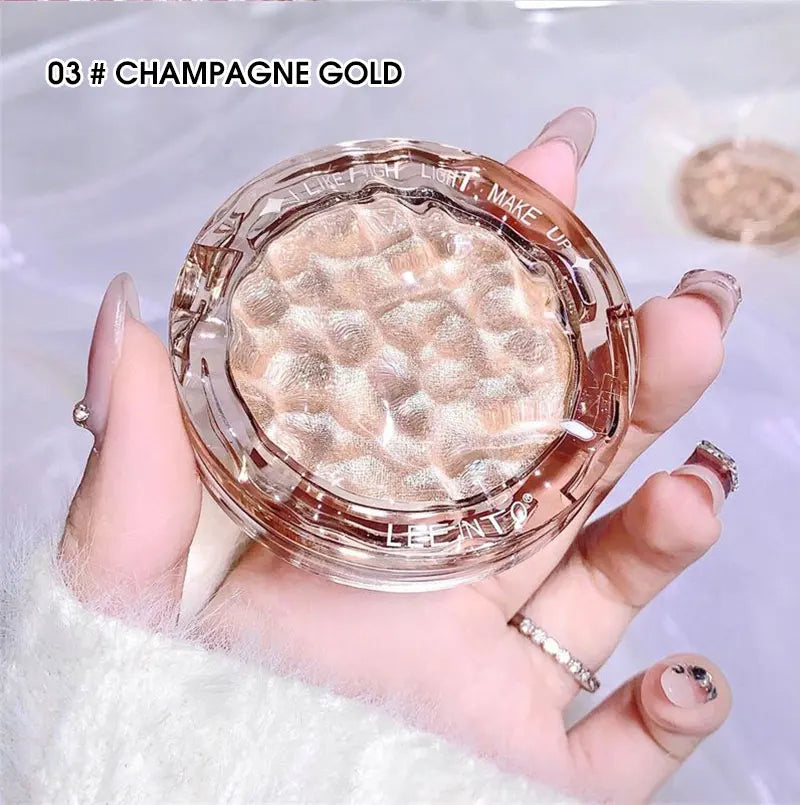 Crystal Bright Light high Gloss Powder Pearl Fine Flash Flash brightening makeup not fly Powder for young girls blush