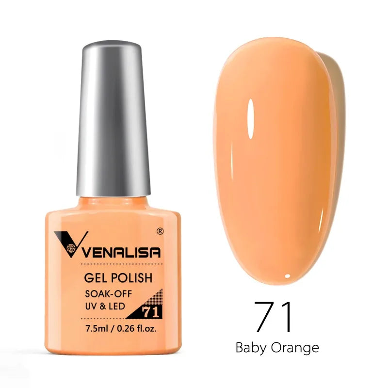 Venalisa VIP4 Nail Gel Polish HEMA/TPO FREE Full Coverage Beautiful Semi Permanent Soak Off UV LED Gel Nail Polish Gel Lacquer