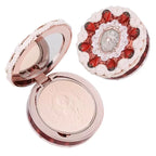 Flower Knows Strawberry Cupid Collection Pressed Powder Mineral Makeup Powder Foundation With Concealer & Finishing Vegan