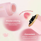 TVLV Velvet Liquid Blush Matte Sponge Head Blusher Natural Lasting Brighten facial Contour Blush Tint Makeup