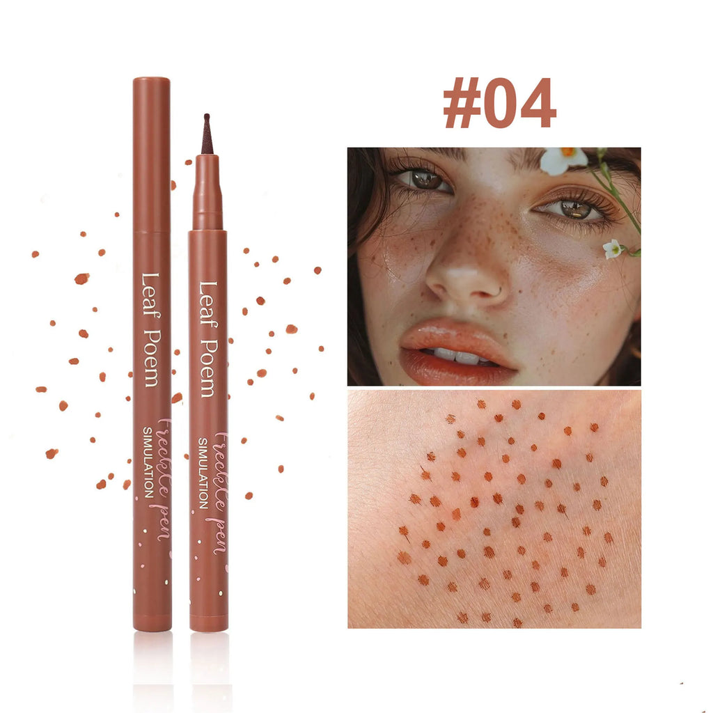 1pc Face Fake Freckles Pen Natural Waterproof Lifelike Fake Freckles Pen for Long Lasting Look Dot Spot Pen Makep Tool Cosmetic