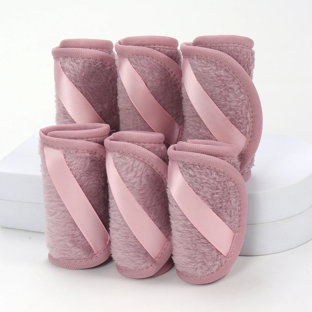 1020 Long Bandage Cleaning Wipes 6Pcs, Machine Washable, Reusable Makeup Remover Tools, Suitable for All Skin Types