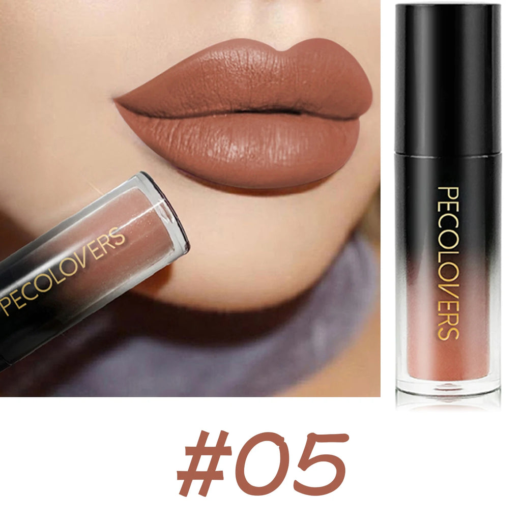 Best Lip Makeup 14 Color Sexy Matte Long Lasting Lipgloss Liquid Lipstick Lip Cream