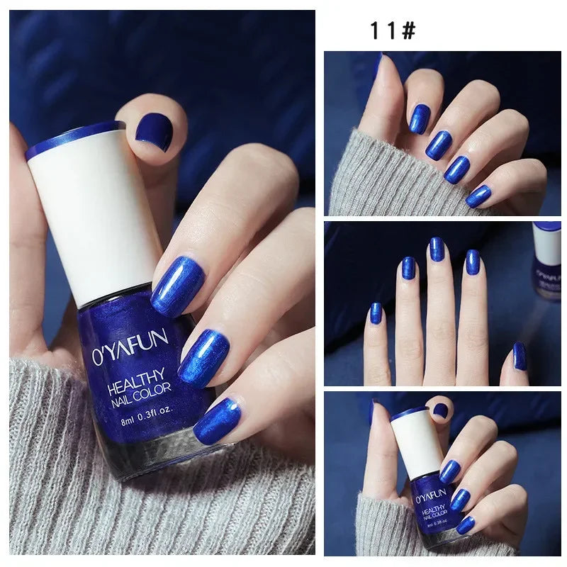 No-bake Nail Polish Nail Art Tearable Quick Dry Normal Without Lamp Nail Polish Glitter Sequins UV Varnish Nails Tools