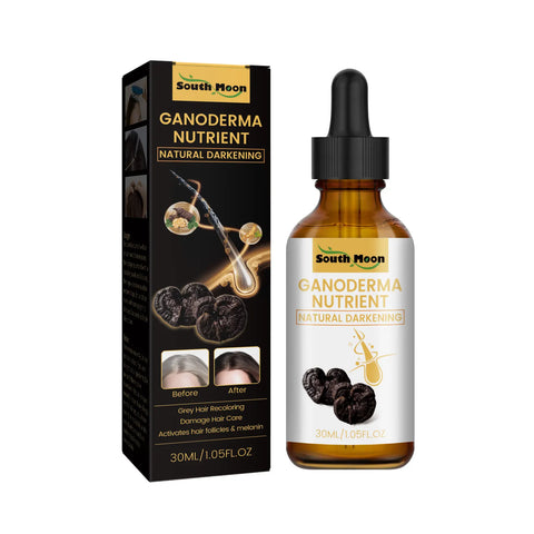 Black Ganoderma Lucidum Hair Liquid Clean Scalp Dirt Prevent Hair Loss Strengthen Hair Roots Nourish Hair Follicles Care Essence