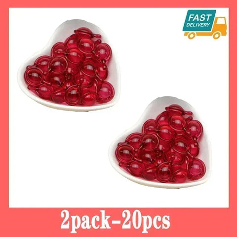 Magic Hair Vitamin Capsule Keratin Oil Fast Restore Hair Soft Smooth Shiny Deep Moisturizing Frizzy Dry Scalp Hair Repair Care