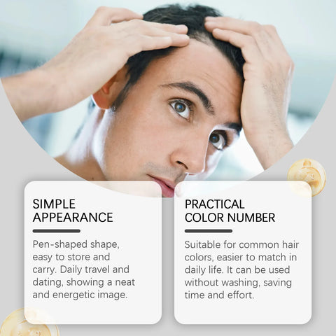 Hoegoa Black Colours Hair Dye Stick One-Time Strong Molding Temporary Cosplay For Men Women Permanent Hair Dying Cream with Comb