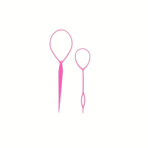 4-piece set, hair ring tool, rubber band cutter, mouse tail comb, hair tail tool, hair braid accessories, ponytail braid maker