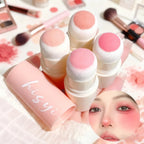 Matte Blush Stick for Vibrant Brightening Makeup Enhances Skin Tone Great Christmas Present for Women and Girls