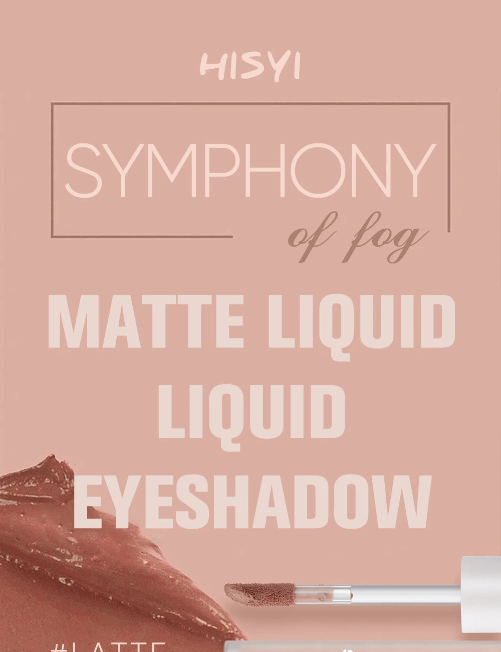 Single-Color Eyeshadow Liquid - Matte, Velvety, Enhances Complexion, Low Saturation, Blendable, Soft Matte Finish, Easy to Apply