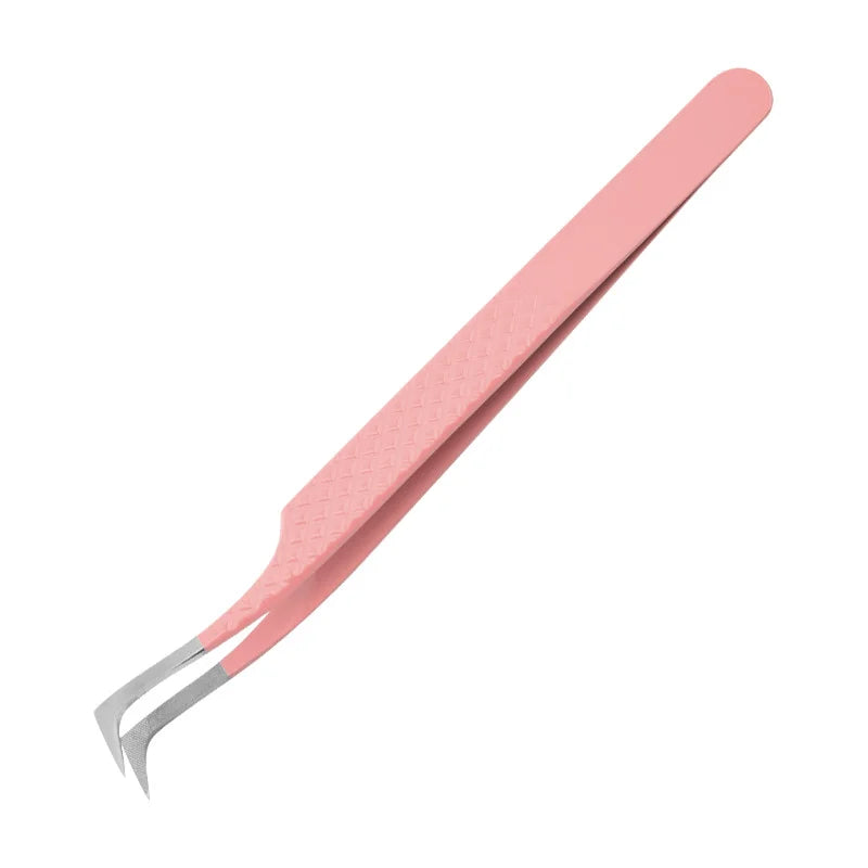 1PC Anti-static Precision Fiber Tip Tweezer Eyelash Extension Eyebrow Set Stainless Steel Beauty Precision Tweezers Makeup Tools
