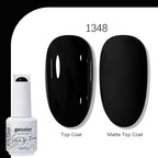 Arte Clavo Solid Color Gel Nail Polish 15ml Soak Off UV LED Gel Semi-Permanent Glitter Polish For Manicure Nail Art Salon Gel