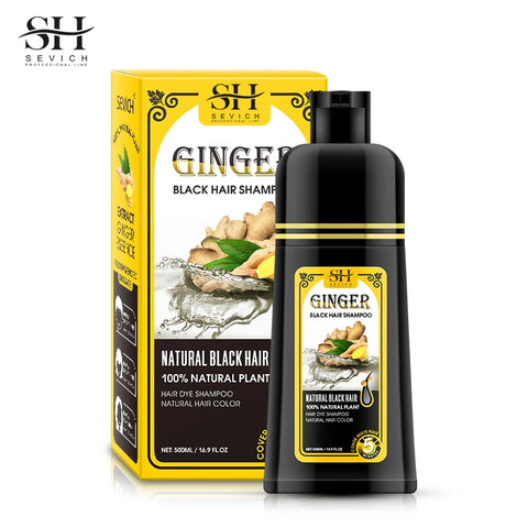 500ml Natural Herbal Hair Dye Shampoo for Hair Loss Moisturizing Hair Darkening Strengthen Magic Polygonum Multiflorum Shampoo