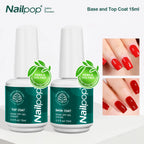 Nailpop Nail Dehydrator and Primer Acid Free Natural Nail Prep for Acrylic and UV Gel Nail Polish Fast Dry Superior Bonding Set