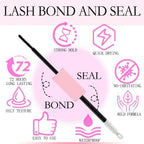 QIUNING Manga Lash Clusters Kit Cat Lashes with Lash Bond & Seal Cluster Eyelash Extensions Mixed Tray Eyelash Clusters Kit