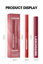 Integrated waterproof lipliner+lipstick lipstick lipstick set,no smudge,no fade,no cup,durable,easy to create a perfect makeup!