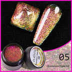 PUETNE 7.5ML Amber Moonlight Cat Magnetic Gel Nail Polish Winter Nails Jelly Glass Cat Eye Soak Off UV Semi-Permanent Varnish