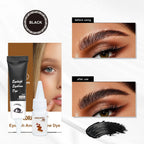 Eyelash Eyebrow Tint Kit Professional Eye Lash Brow Dye Waterproof Long Lasting Eyes Makeup Tools Black Brown Dye Eyebrow Gel