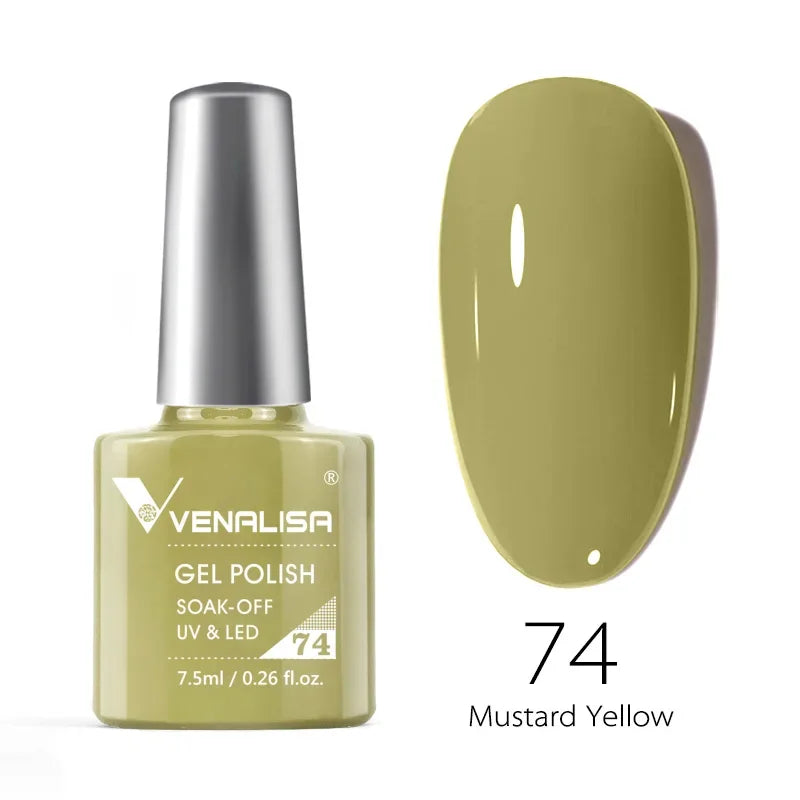 Venalisa VIP4 Nail Gel Polish HEMA/TPO FREE Full Coverage Beautiful Semi Permanent Soak Off UV LED Gel Nail Polish Gel Lacquer