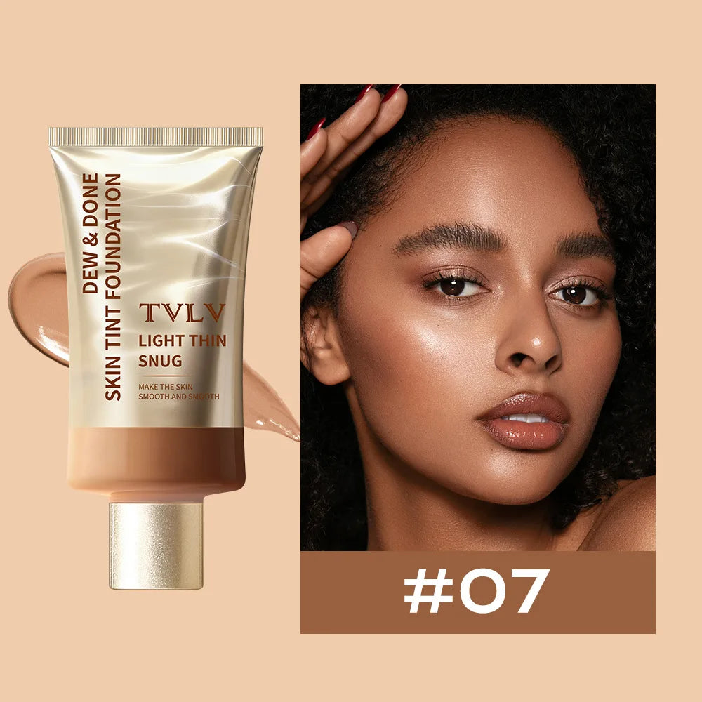No-Makeup Cream, Tinted Moisturizer, Natural Long-Lasting Moisturizing and Brightening Concealer, Brightening Fake-No-Makeup Liquid Foundation