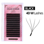 ARISON 3D/4D/5D/6D W-Shape Eyelashes Extension Premade Volume Fans YY-shape Lashes Faux Mink Soft Easy Faning Natural Lash