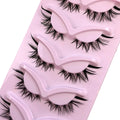 Natural Eyelashes Fake Eyelashes, Transparent Stem, Invisible Fake Mink Eyelashes, Thin Stripes, Cat Eyes, Thin Straps, Soft