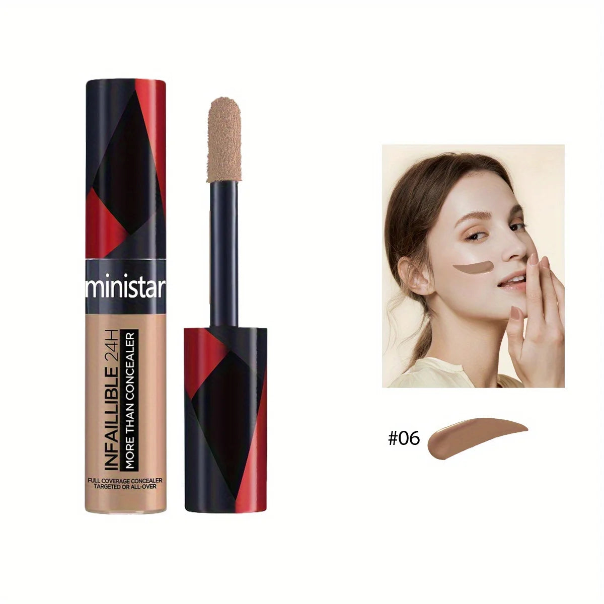 Concealer Natural Concealer Modifies Skin Tone Natural Three-dimensional