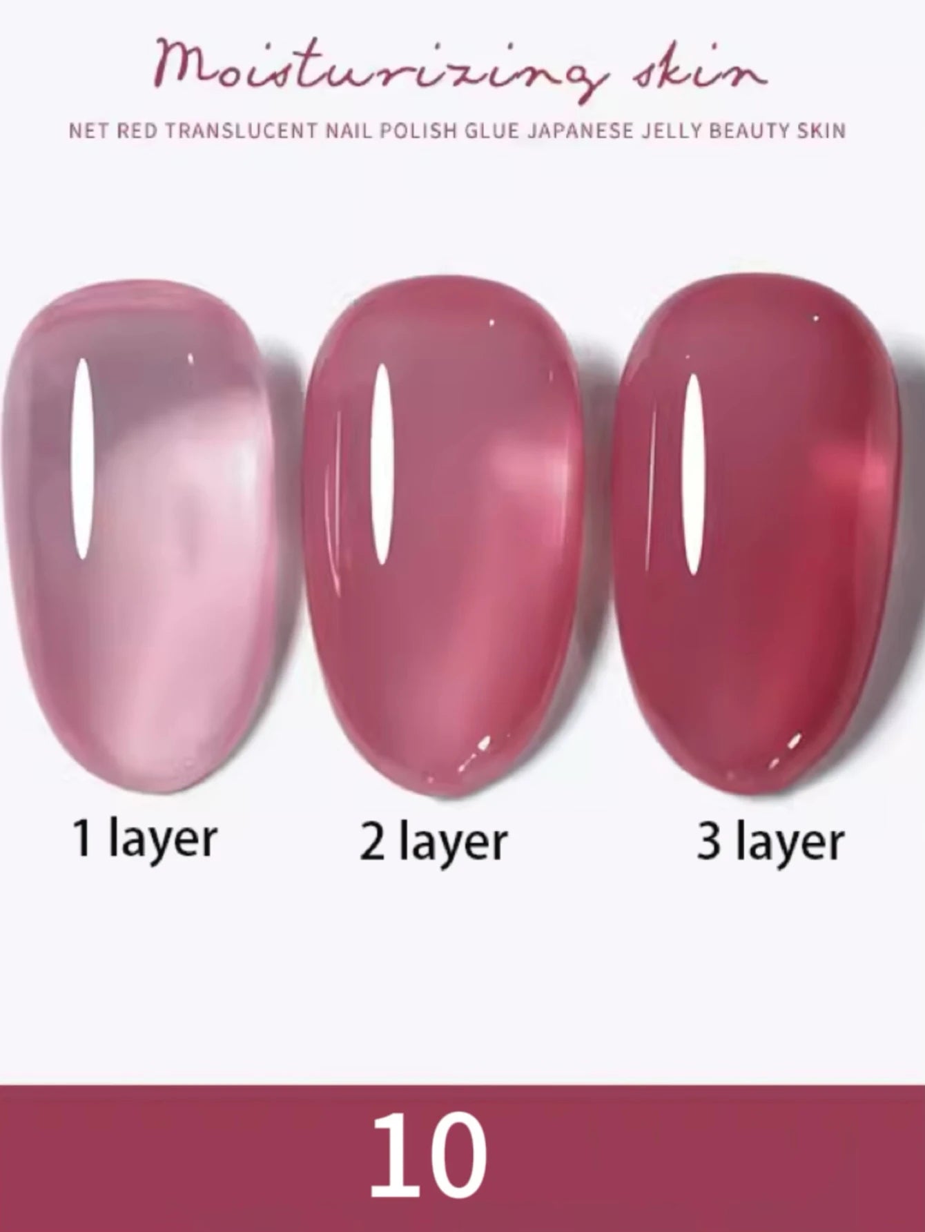 10ml 1-8pcs Milky White Quick Extension Gel Nail Polish Nude Construct Hard Semi Permanent Acrylic Extension Nail Art Varnish