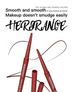 12 Colors Eyeliner Pencil Waterproof Long-lasting Orange Black Brown Easy Wearing Eyeshadow Contour Stick Lying silkworm Makeup