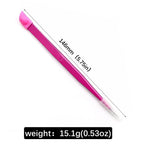 Black/Pink Double Headed Tweezers Stainless Steel Slant Tip Makeup Tool Silicone Press Head For Nail Stickers Eyelashes Tweezers
