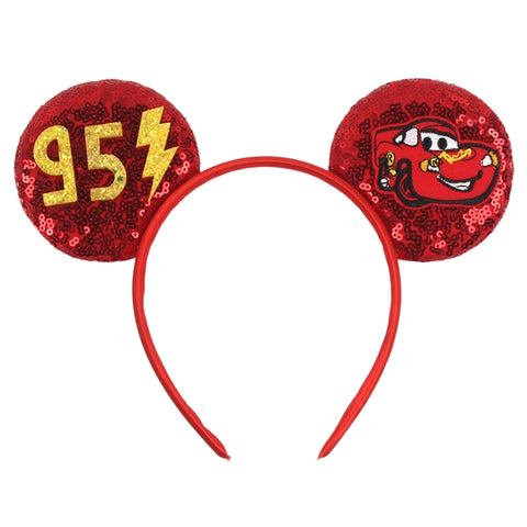 Boys Disney Mouse Ears Headbands Mickey Mouse Hairband With No Bow Party Festival Cosplay Christmas Birthdays Hair Accessories