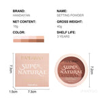 8 Colors Loose Powder Oil Control Waterproof Mineral Face Foundation Cosmetics Long Lasting Makeup Powder Compact Powder Pressed