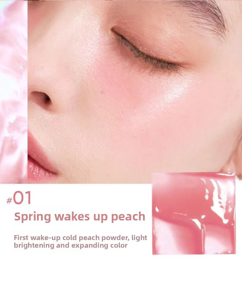 Judydoll Cream Blush Highlighter Palette - Dewy Glow, Multi-Use Makeup Stick for Cheeks Eyes Lips, Blurring Volumizing Effect