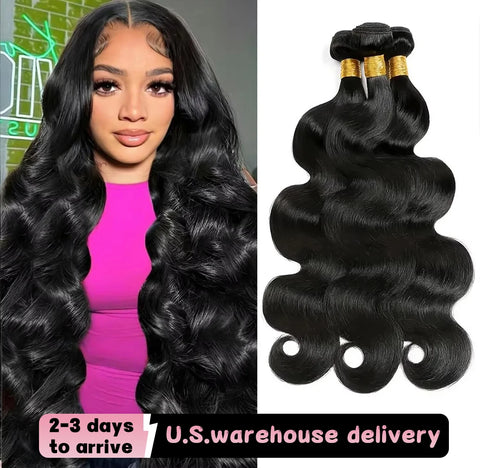 14A 3 4 Bundles Human Hair Body Wave 100% Brazilian Unprocessed Raw Human Hair 30 40 Inch Remy Double Bundles Weave Extensions