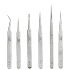 Stainless Steel Industrial Anti-static Multitool Tweezers Curved Eyebrow Lash Tweezer Precision Clamp Watchmaker Repair Tool