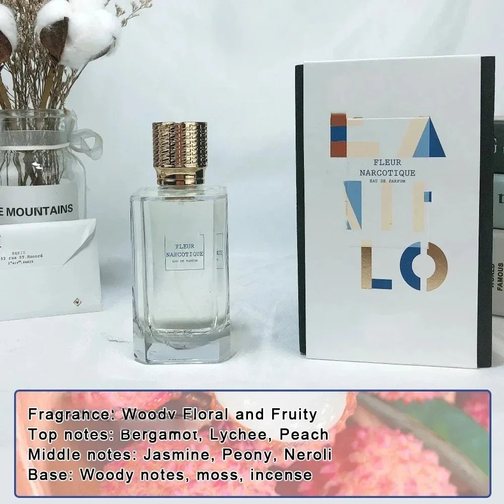 Enchantment of Blue Protective Talisman Perfume 100ml Luxury Unisex Woody Floral Cologne with Pheromones, Long Lasting Fragrance