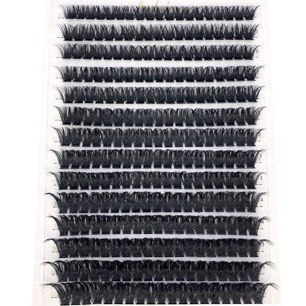 60D/80D Mink Eyelashes 100/280 Bundles Natural Eyelash extension 3D Russia Volume Individual Eyelash Cluster Makeup Tools Lashes