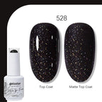 Arte Clavo Solid Color Gel Nail Polish 15ml Soak Off UV LED Gel Semi-Permanent Glitter Polish For Manicure Nail Art Salon Gel