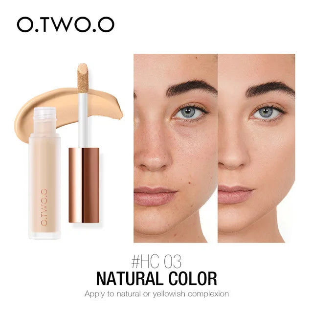 Long Lasting Waterproof Face Concealer Full Coverage Liquid Makeup For Dark Circles Eye Brightening Base Cosmetics
