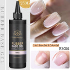 BORN PRETTY 250g Jelly Milky White Pink Translucent Nude Gel Polish Refilled Package Semi Permanent Soak Off UV Nail Art Varnish